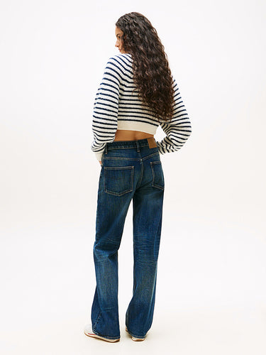 DW0DW22134 1BK | Mia Relaxed Straight Jeans mit mittelhohem Bund
